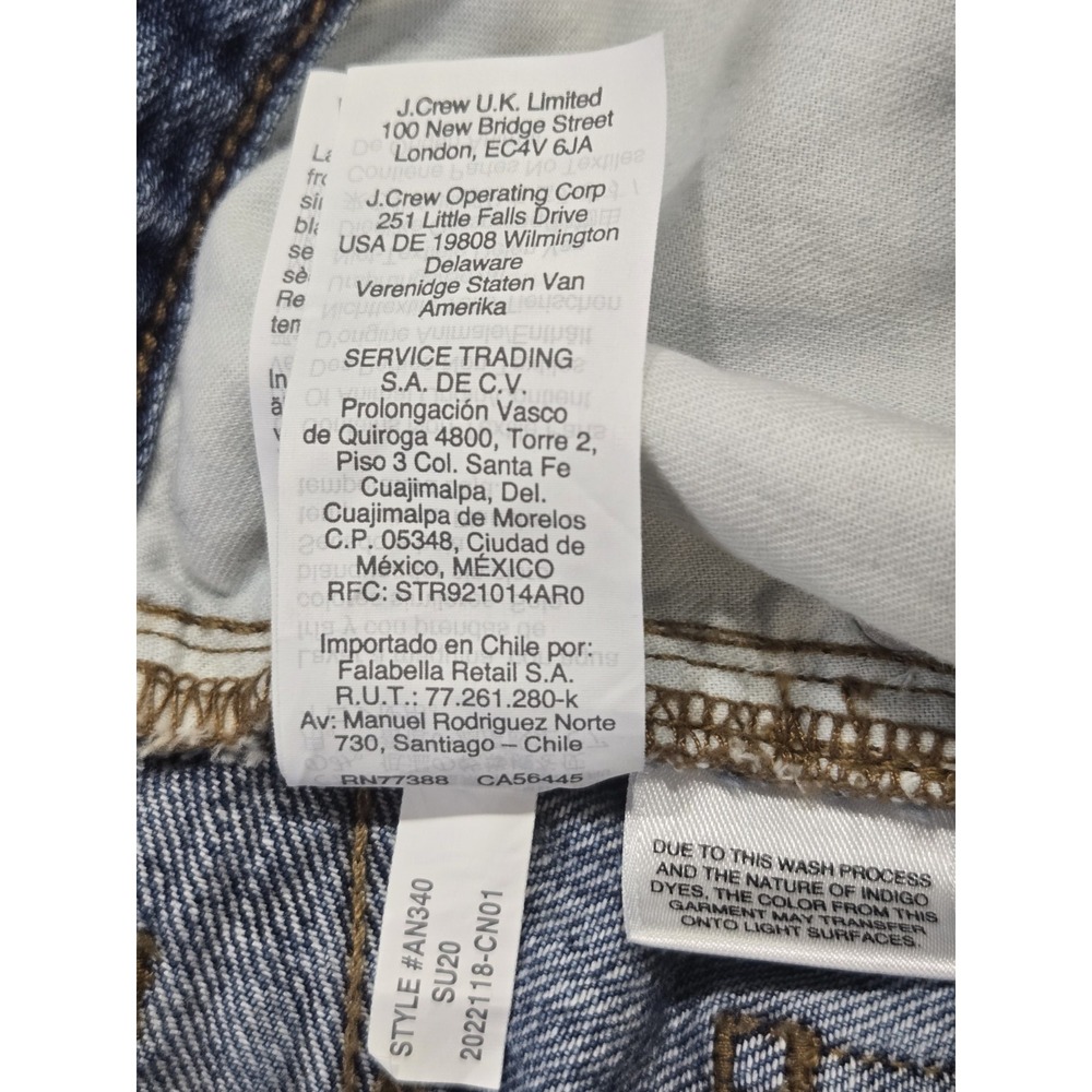 Madewell The Dadjean Women's 27 High Rise 100% Cotton Jeans NWOT - Picture 11 of 15